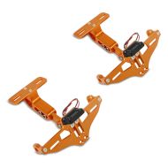 2x Motorbike Number plate holder / Tail Tidy Zaddox NH2 + LED orange Discount Set
