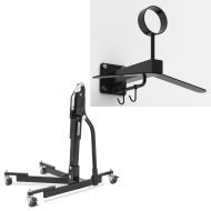 Set: Motorbike Power Evo Central Stand blk without adapter plate ConStands with Wardrobe WH1 blk