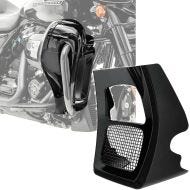Set: Lower vented Leg Fairing fits for Harley Davidson Touring Modeelle 17-24 Craftride black + Belly pan fits for Harley Davidson oil cooler cover OV2 black