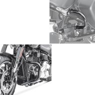 Set Mustache engine guard + Saddlebag guard suitable for Harley Davidson Sport Glide 18-24 Craftride black
