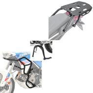 Crash bar set + Centre stand + luggage rack compatible with Aprilia Tuareg 660 22-24