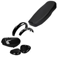 Set: fender front / rear + seat complete seat compatible with Simson S70