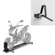 Maneuvering rail gray + wardrobe wall mount helmet holder