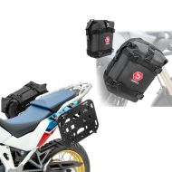Mounting plate + set crash bar bags 2x 6Ltr