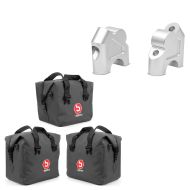 Handlebar riser 30mm + inner bags for aluminum case top case compatible with BMW R 1250 GS / Adventure 19-24
