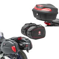 Set SC22 case with side case inner bags + top case XK48 Universal 48 liters red