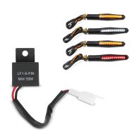 12V 2 PIN indicator relay compatible with Yamaha Tenere 700 / TDM 900 / TDM 850 LED + running light indicators with E-mark