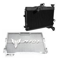 Water Cooler compatible with Yamaha MT-07 13-20 Radiator Cooler + Radiator Cover