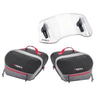 Vario Windscreen Spoiler compatible with Yamaha Tracer 9 / GT Clip-On Puig 20764W clear + inner bag set