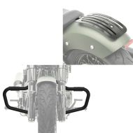 Mustache 32mm crash bars + luggage rack compatible with Indian Chief / Dark Horse 21-24