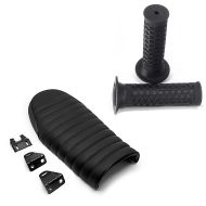 Seat + handlebar grips compatible with BMW R 65 / R 45 LG30 for 22mm
