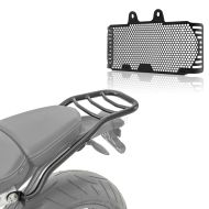 Luggage rack + radiator cover compatible with BMW R NineT 17-23 KG1 radiator grille