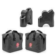 Handlebar riser compatible with BMW F 750 / 700 / 650 GS 30mm aluminum + set of inner bags