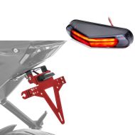 License plate holder compatible with Ducati Multistrada V4 / S + LED license plate holder rear light