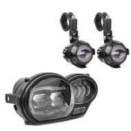 Set LED main headlight + LED auxiliary headlight MS1 compatible with BMW R 1200 GS /Adventure 04-12 Lumitecs