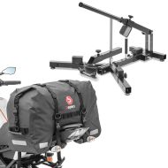 Set: Motorcycle Tyre changer for 12-21" MD4 ConStands with Motorcycle tail bag SX45 Waterproof Rear Seat Bag Volume 45L