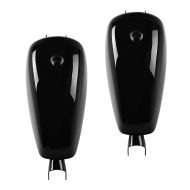 Set 2x Peanut Fuel Gas Tank 2.5 Gal fits for Harley Davidson Sportster 07-20 Craftride PT2 black