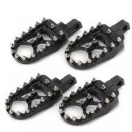 Set 2x Driver Footpegs fits for Harley Davidson footpegs detent relocation Craftride RB1 black