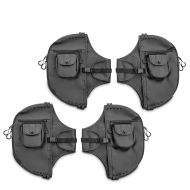 Set 2x Engine guard soft lowers fits for Harley Davidson Touring 80-24 crash bar fairing Craftride AL2