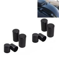 Set 2x Cover 4-Point Docking Hardware fits for Harley Davidson Touring 09-24 Craftride CK1 black
