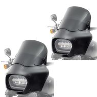 Set 2x Headlight Fairing fits for Harley Davidson Softail Fat Bob / 114 18-24 Windshield Lamp mask Craftride FG9