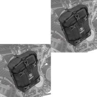 Set 2x Crash bar bag Bagtecs S3B for motorbike protection bar waterproof 6L