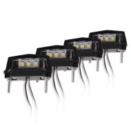 Set of 4 Number plate light LED Zaddox T1 License plate light for Motorcycle