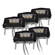 Set of 5 Number plate light LED Zaddox T1 License plate light for Motorcycle