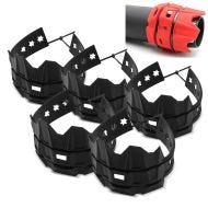 Set of 5 Exhaust heat shield / Silencer for Motocross + Enduro silicone black XDure
