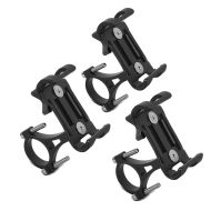 Set of 3 Motorcycle smartphone holder SH5 for handlebar mobile phone aluminium mount