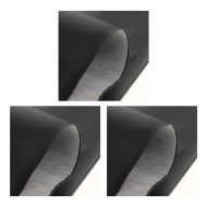 Set of 3 Motorbike seat cover Tourtecs in leather look matt 90x70 cm black