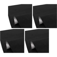 Set of 4 Tourtecs Motorcycle seat leather anti-slip black