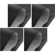 Set of 4 Motorbike seat cover Tourtecs in leather look matt 90x70 cm black