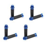 Set of 4 Handlebar Grips Zaddox 2X 22mm blue