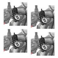 Set of 4 12V motorcycle USB socket Lumitecs US3