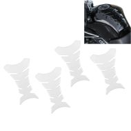 Set of 4 Tank Pad motorcycle / Tank protection Fishbone Sticker Zaddox universal Clear