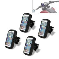 Set of 4 Motorcycle smartphone holder SH10 Smartphone pocket 6,3" for handlebar