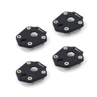 Set of 4 Side stand foot enlarger compatible with Royal Enfield Himalayan 17-24 Kickstand enlargement Motoguard FV10
