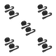 Set of 5 Motorbike Straps Set ConStands tie down straps 150cm 2 pieces in black
