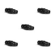Set of 5 Motorcycle Spindle Tool Hex Key 17-19-22-24 mm black