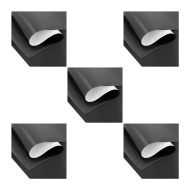 Set of 5 Motorbike Adhesive Wrapping Foil Zaddox Carbon Foil 75x100cm Carbon-Look 3D in black