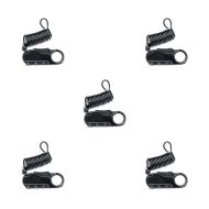 Set of 5 Helmet lock motorcycle / combination lock Tourtecs black