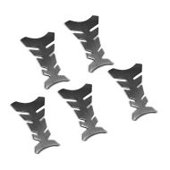 Set of 5 Tank Pad motorcycle / Tank protection Fishbone Sticker universal carbon look