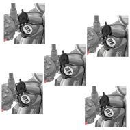 Set of 5 12V motorcycle USB socket Lumitecs US3