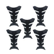 Set of 5 Tank Pad motorcycle / Tank protection Fishbone Sticker TF8 universal black