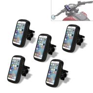 Set of 5 Motorcycle smartphone holder SH10 Smartphone pocket 6,3" for handlebar