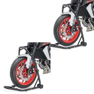 2x Head Lift Stand Constands Classic 27mm Motorcycle Front Paddock Stand black