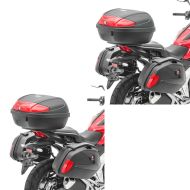 2x Panniers Set + Top Box compatible with Kawasaki Ninja 650 / 400 / 300 SK22 Bagtecs