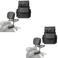 2x Motorbike Sissy Bar + luggage rack QL2 + Sissy Bar Bag compatible with BMW R 18 / Classic 20-24 Craftride SXL