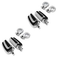 2x Crash bar Footpegs 32mm compatible with chopper / custombikes / Special with clamp Craftride HC7